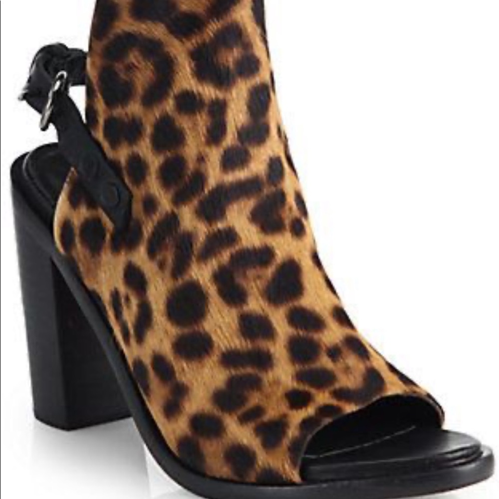 NWT Rag & Bone Calf Hair Leopard Open Toe … - Picture 2 of 16